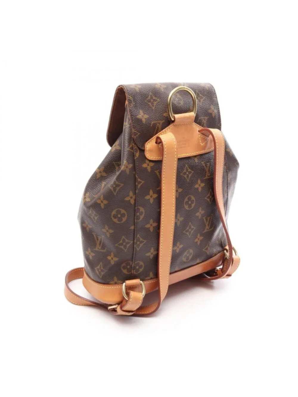 Louis Vuitton Backpack Montsouris MM Canvas Leather